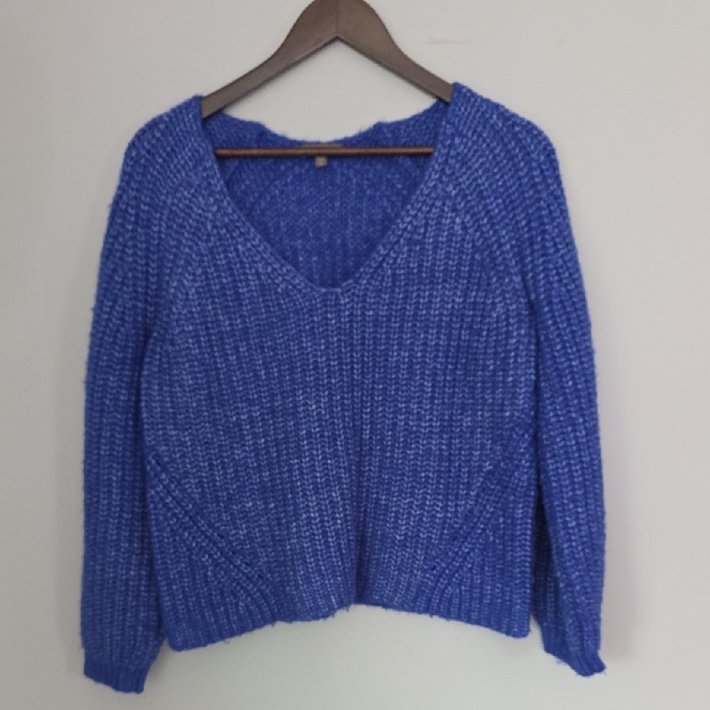 Lilla P Royal Blue V-Neck Sweater